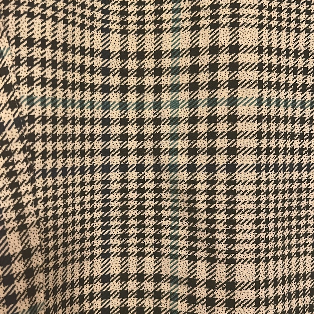 Women’s Black, Blue, and White Checkered Pants - Picture 2 of 4